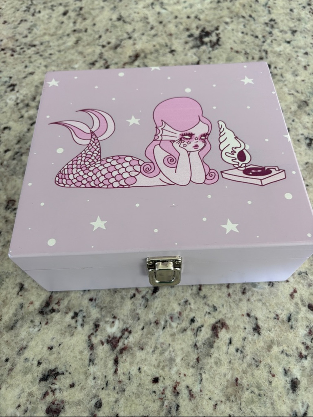 Valfre Lavender mermaid stash box / Jewelry Box